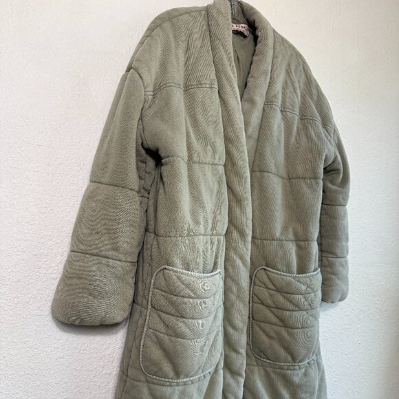 Free People Dolman Duvet Coat \\ Size XS // Sage Green - Picture 5 of 7